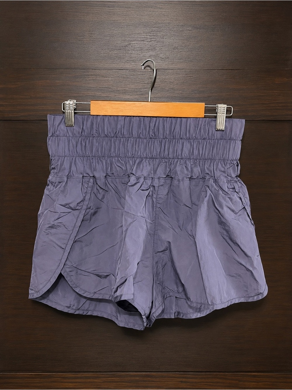 FP Movement by Free People Lavender High-Waist Athletic Shorts